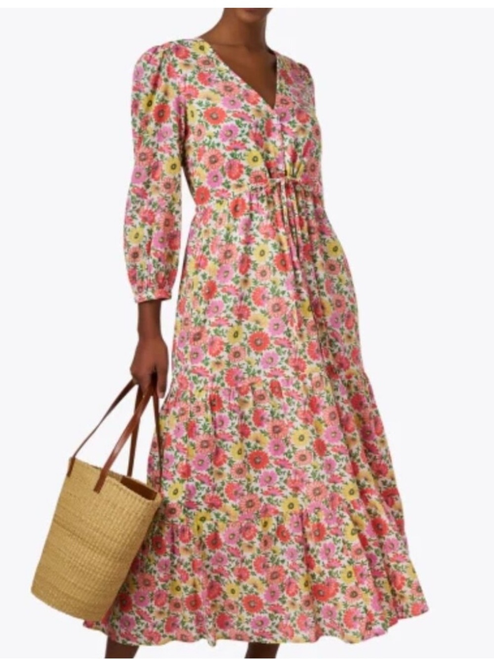 Banjanan floral maxi dress